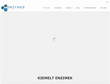Tablet Screenshot of enzymus.hu